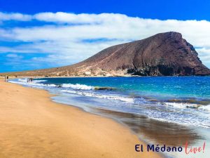 Día soleado en Playa de la Tejita, El Médano, Tenerife
