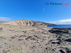 Montaña Pelada y Playa de Montaña Pelada en El Médano, Tenerife Sur