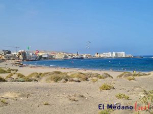 Playa Leocadio Machado desde Reserva Natural Especial de Montaña Roja, Granadilla de Abona, Tenerife Sur