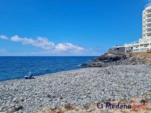 Zona rocosa de Playa de San Blas en San Miguel de Abona, Tenerife Sur